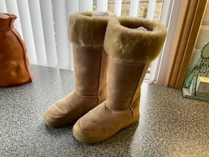 Damskie buty zimowe. Jasnobrązowa - Zdjęcie 1 z 2