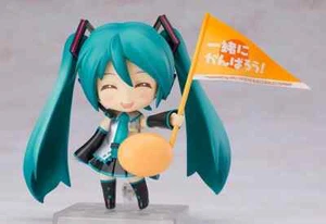 Nendoroid 1001 Hatsune Miku Cheerful Good Smile Company Japan UK Seller Opened - Picture 1 of 5