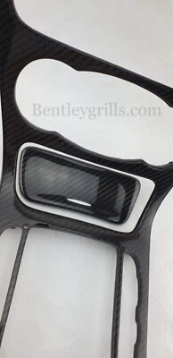 Mercedes SL R230 Carbon Fiber Ash Tray Cover Interior Trim Part AMG, 2002-2011 - Image 1 of 4