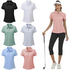 Short Sleeve Golf Polo T-shirt for Women Zip Tennis Casual Work Shirt Soft Comfy