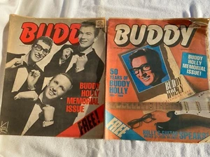 Buddy Magazine w/ Buddy Holly Week September 1986 & 1987 Dallas,TX - Picture 1 of 4