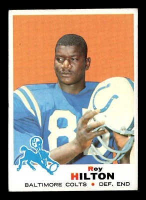 Roy Hilton 1969 Topps #160 Baltimore Colts GD-VG - Image 1 of 2