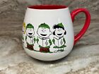 Large Merry Christmas Coffee Mug. Charlie Brown, Snoopy, Lucy. Caroling. New.