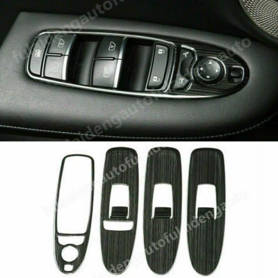 For Infiniti QX50 2019-2021 Black Inner Window Lifter Switch Panel Decor Cover - Image 1 of 4
