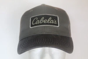 Cabela's Ball Cap Hat One Size Fits Most OSFM Gray Adjustable Mesh Back - Picture 1 of 5