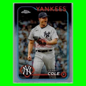 Topps Chrome 2024 Baseball Cards | Gerrit Cole #164 Refractor - New York Yankees - Picture 1 of 2