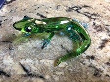 Swarovski Crystal Gecko Figurine Serial #5275511 Made in Serbia