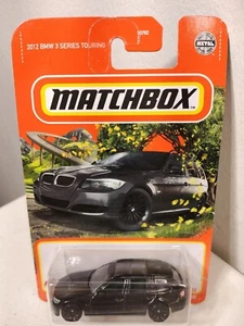 2022 Matchbox 2012 BMW 3 Series Touring Wagon Black Car 1/64 Kids Toy NEW - Picture 1 of 8