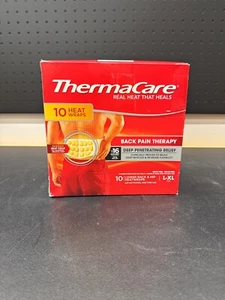 ThermaCare Lower Back & Hip L/XL, 10 HeatWraps Relieves Pain for up to 16 Hours - Picture 1 of 8