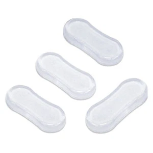 4x Autoadhesivo Transparente Asientos de Inodoro Parachoques Silicona Asientos de Inodoro Tapa Parachoques - Imagen 1 de 10