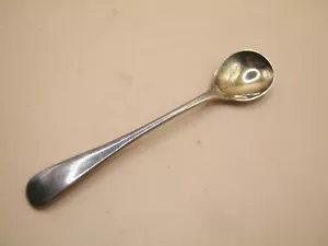 Birmingham 1904 Sterling Silver Salt Spoon With Gilt Bowl - Bag 4 - Picture 1 of 3
