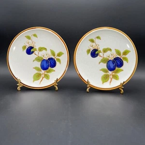 2 Mikasa Natural Beauty Sugar Plum Salad Plate C9004 7.5" - Picture 1 of 5