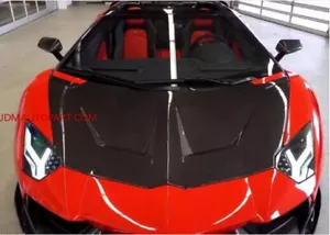 Front Bonnet Hood for Aventador LP700 LP720 740S LP750 11-19 Single Side Carbon - Picture 1 of 7