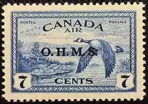 CANADÁ SIN CO1, OHMS OFICIAL, GANSO DE CANADÁ, EN MUY BUEN ESTADO COMO NUEVO H, (KF465) - Imagen 1 de 2