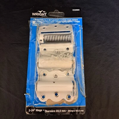 Puerta de pantalla Wright bisagras blancas resorte de cierre automático usado poco tiempo Foto 1 de 4