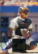 1995 Donruss ANGELO ENCARNACION Signed Card autograph AUTO PIRATES