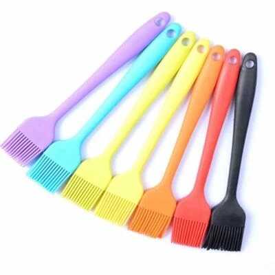 Silicone Pastry Brush Baking BBQ Basting Oil Pastry Cooking Bakeware Utensil UK - Image 1 of 3