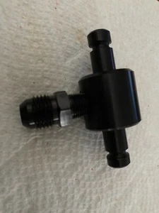 1999 - 2007 SUZUKI GSXR 1300 HAYABUSA FUEL RAIL TEE GENERATION ONE BLACK AN #6 - Picture 1 of 3