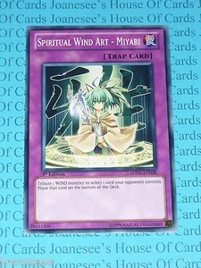 Spirit Wind Art - Miyabi SDDL-EN038 Common Yu-Gi-Oh Card 1st Edition New - Picture 1 of 2