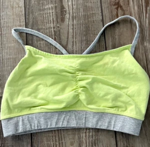 Champion Sports Bra Neon Green Racerback Unpadded Sz M - Picture 1 of 10