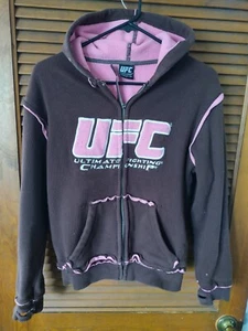 UFC Ultimate Fighting Championship Hoodie Large Women zipper could use work  - Picture 1 of 6