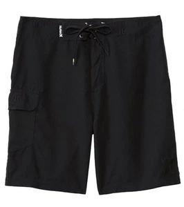 NUEVO CON ETIQUETAS Hurley Big Kids Niños One and Only Board Shorts Talla 26 Negro  - Imagen 1 de 5