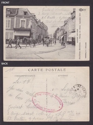 FRANCE 1916, Fieldpost card, Doullens, France, WWI - Image 1 of 3