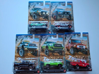 Hot Wheels Set  2025 Toyota Lot de 5 (CP16) - Photo 1/4