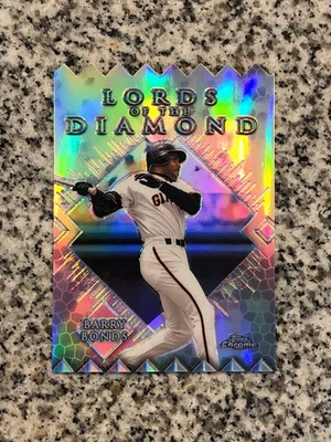 1999 Topps Chrome ~ Lords of the Diamond ~ Barry Bonds ~ #LD9 Refractor Rare SSP - Image 1 of 4