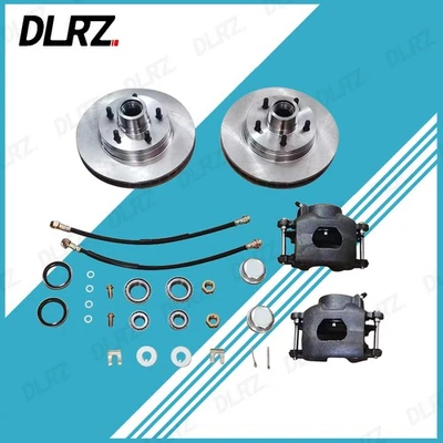 Front Disc Brake Kit For 60-70 Chevy C10 Truck Conversion Wheel Component 5Lug - Image 1 of 4
