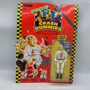 VINTAGE 1991 TYCO CRASH DUMMIES SLICK EXPLODES ON IMPACT ACTIONFIGUR VERSIEGELT - Bild 1 von 2