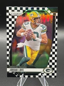 Prizm Jordan Love #101 2024 tablero a cuadros blanco y negro Prizm paralelo - Imagen 1 de 2