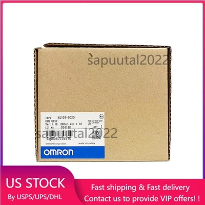 1 pieza nuevo módulo PLC Omron NJ101-9020 UNIDAD CPU envío rápido Foto 1 de 4