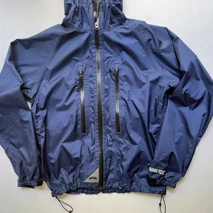 GoLite Phantom Gore-Tex Jacke Herren M Full Zip Shell Rain Pit Reißverschlüsse blau MÄNGEL - Bild 1 von 15