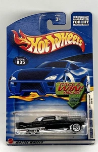 2002 Hot Wheels #035 First Edition 57 Cadillac Eldorado Brougham Black 2439 FQ - Picture 1 of 5