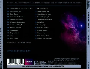 BBC RADIOPHONIC WORKSHOP/BRIAN HODGSON - DOCTOR WHO: THE KROTONS [ORIGINAL TV SO - Picture 1 of 1
