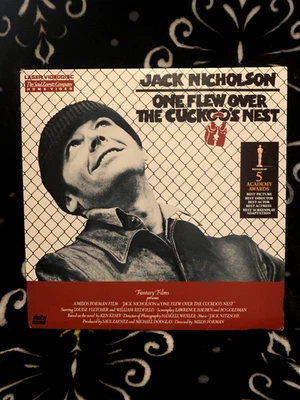 One Flew Over The Cuckoo's Nest Laserdisc Movie,  Jack Nicholson  Foto 1 de 3