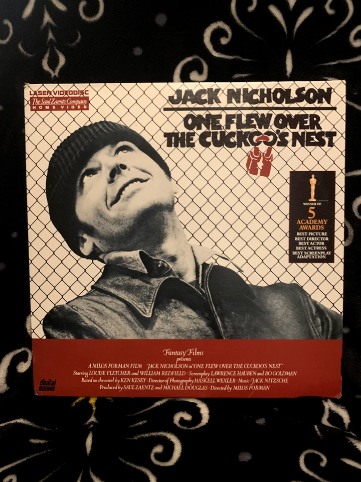 One Flew Over The Cuckoo's Nest Laserdisc Movie,  Jack Nicholson  - Image 1 of 3