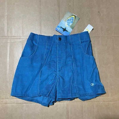 Pantalones Cortos De Colección Ocean Pacific Azul Teal Pana Talla 30 Surf Dogtown Años 70/80 Nuevos con Etiquetas Foto 1 de 4