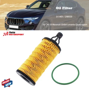 311401 298939 Oil Filter For 2014-2018 Maserati Ghibli Levante Quattroporte - Picture 1 of 7