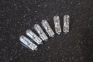 6 x BULB / LAMP FOR SPEED & LIFT KNOBS FOR THORENS TD 126, 127, 226 TURNTABLES - Foto 1 di 2