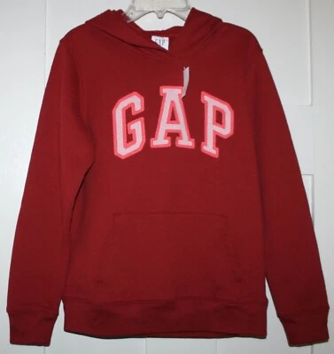 Sudadera para mujer Gap pulóver con capucha logotipo rojo talla XS Foto 1 de 4