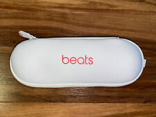 New Beats Pill Speaker Soft White And Red Zipper Case - Authentic/Original