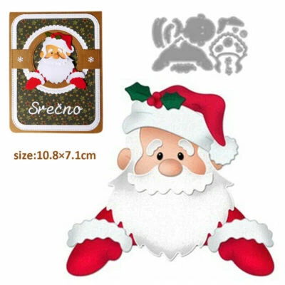 Stanzschablone Weihnachtsmann Hochzeit Weihnachts Oster Geburstag DIY - Bild 1 von 4