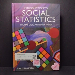Introduction to Social Statistics by Thomas Dietz -Hardcover 2009 -Sociology - Picture 1 of 15