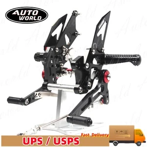 For Kawasaki Ninja 250R 2012 2011 2010 2009 2008 Racing Rearsets Footrest Peg - Picture 1 of 11