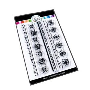 Catherine Pooler Piping Practice Borders Stamp Set  : Holiday De-lights Collecti - Bild 1 von 6