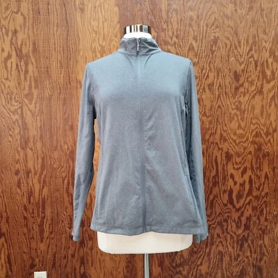 Chaqueta atlética transpirable gris talla L grande IZOD Golf para mujer Foto 1 de 4