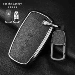 3 Button Car Key Case Cover For Lincoln Continental Navigator Z Aviator Corsair - Picture 1 of 31