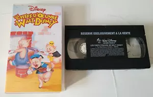 Les Chefs D'Oeuvre De Walt Disney - VHS SECAM Disney - VF - Imagen 1 de 6